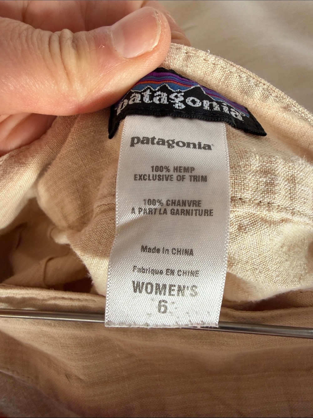Patagonia Hemp Asymmetrical Wrap Skirt - Picture 5 of 5